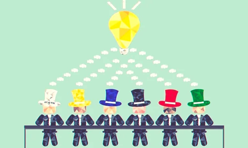 tecnica de los seis sombreros