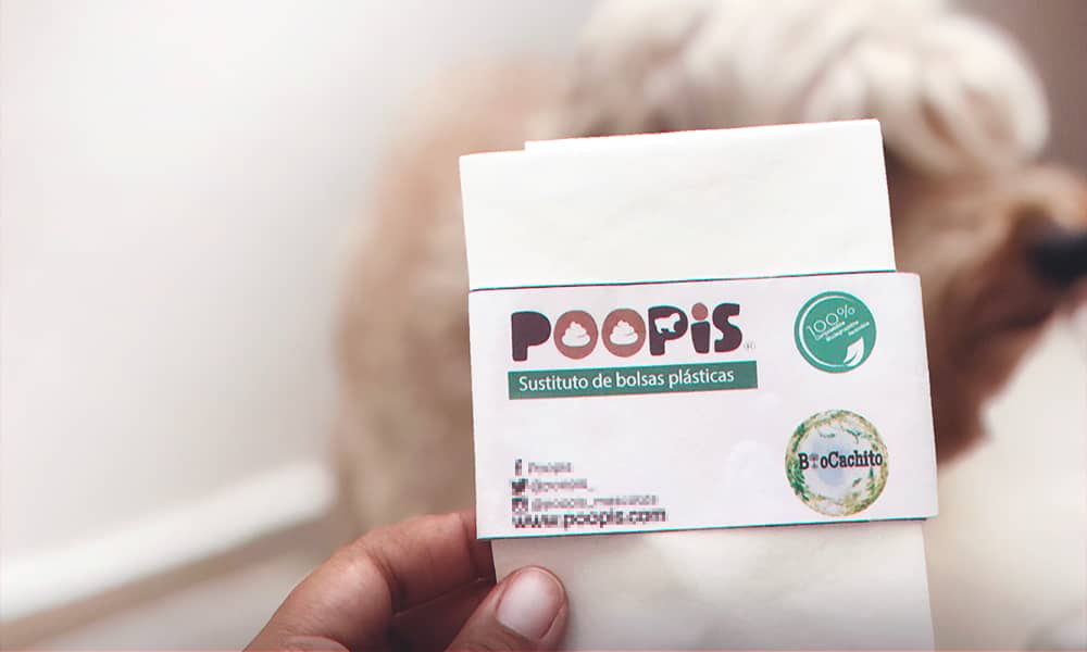 Bolsas biodegradables para recoger heces de las mascotas