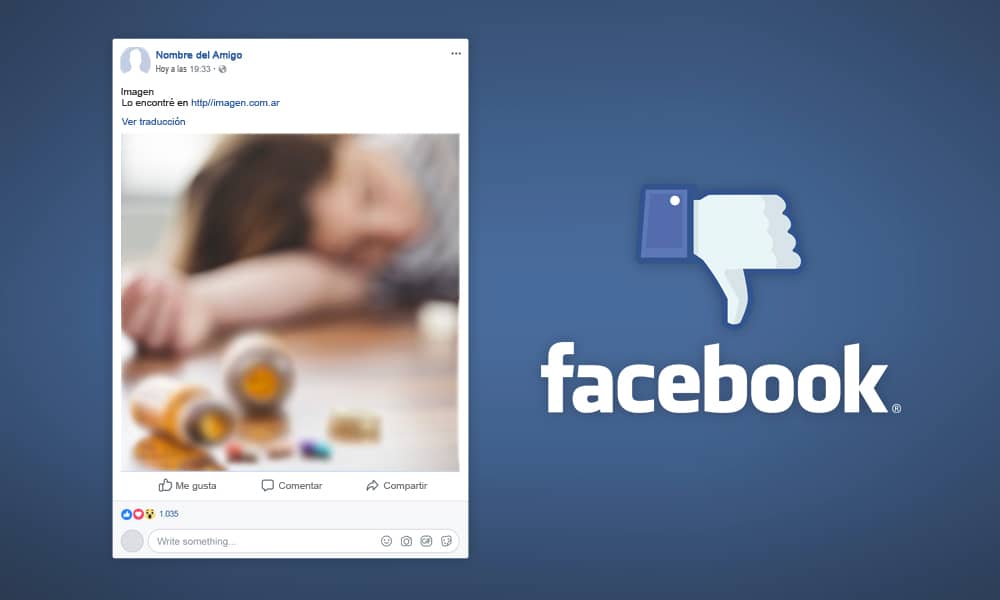 Facebook prohibe imagenes con contenido suicida